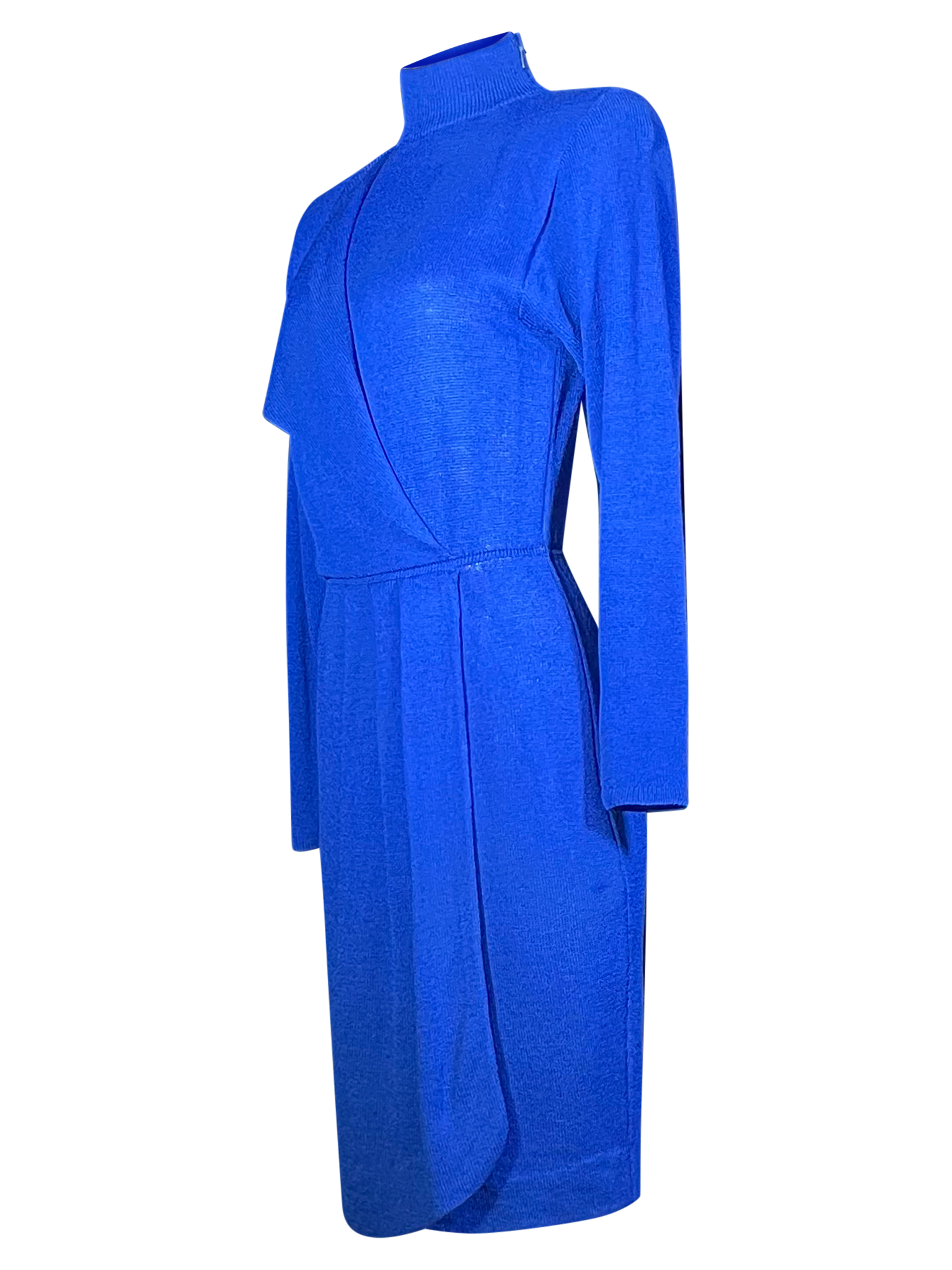 Electric Blue St. John Knit Dress