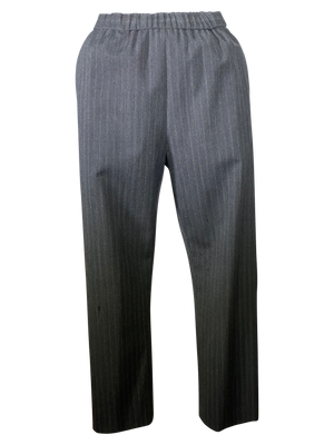 Gray Dries Van Noten Pin Striped Trouser