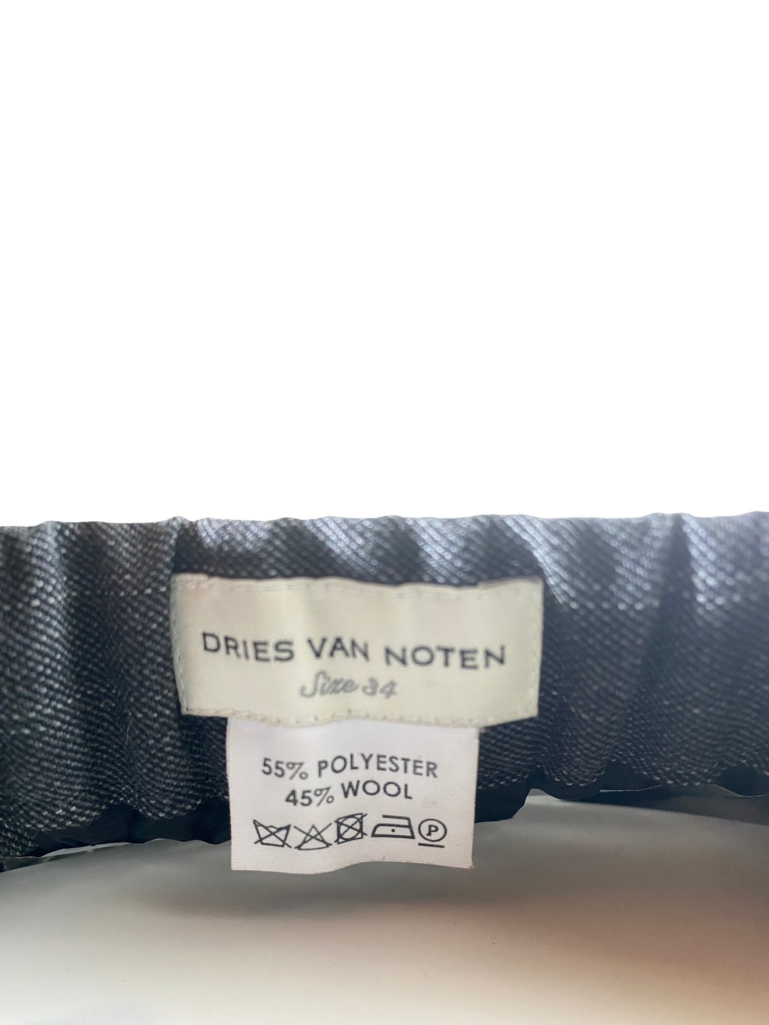 Gray Dries Van Noten Pin Striped Trouser