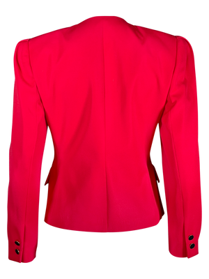 Double Breasted Cherry Blazer