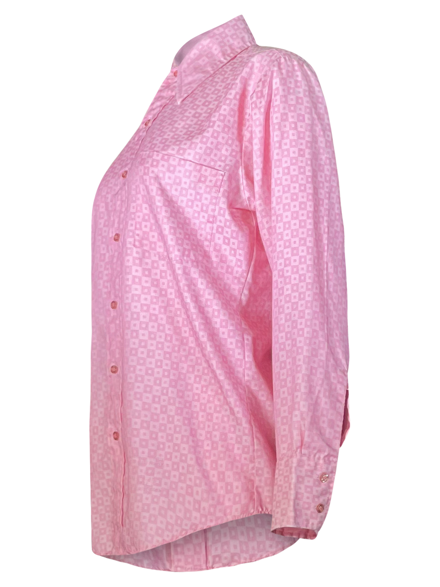 1970's Pink Checker Shirt