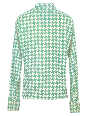 Green Pinwheel shirt